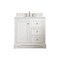 James Martin Vanities De Soto 36in Single Vanity, Bright White, w/ 3 CM Ethereal Noctis Quartz Top 825-V36-BW-3ENC - alternate 1